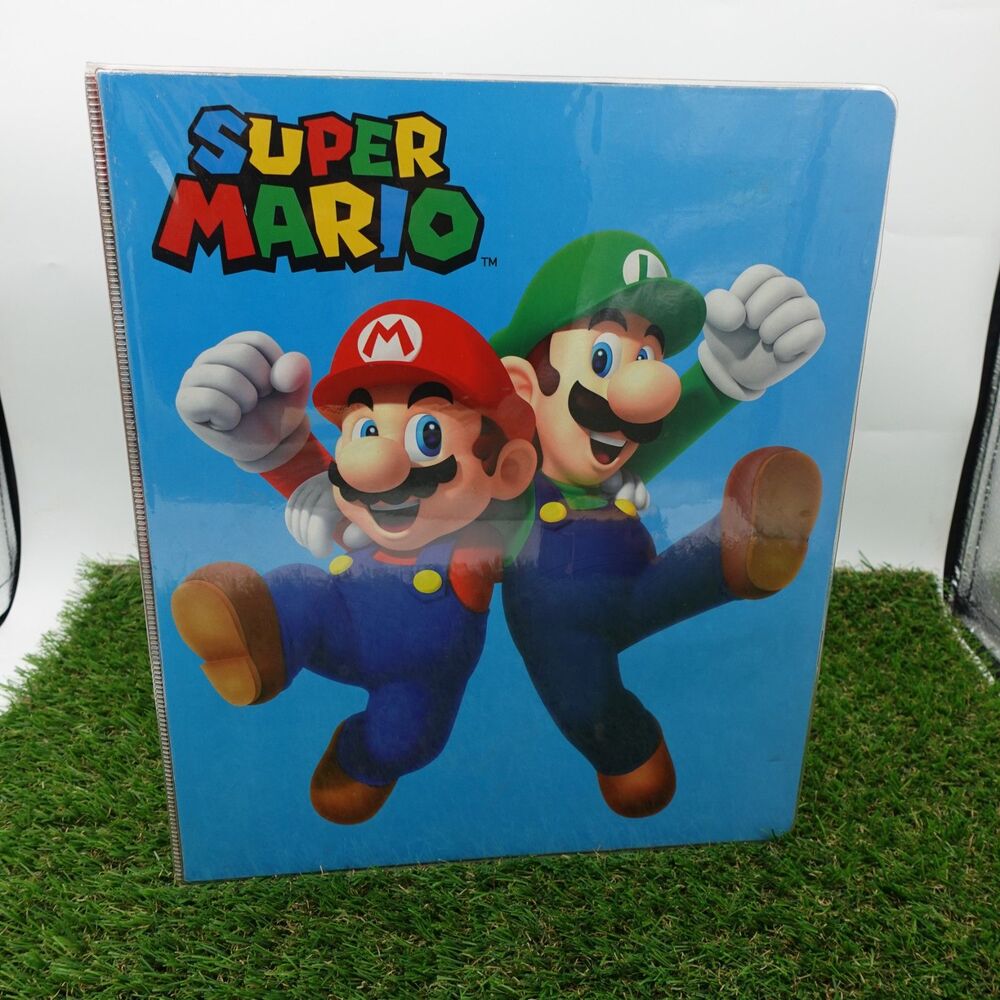 Nintendo Super Mario 1" 3 ring vinyl binder